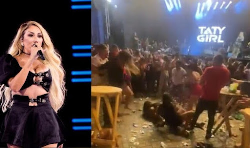Taty Girl viraliza ao narrar briga de mulheres no show, em JP: “Isso foi chifre foi?” disse a cantora