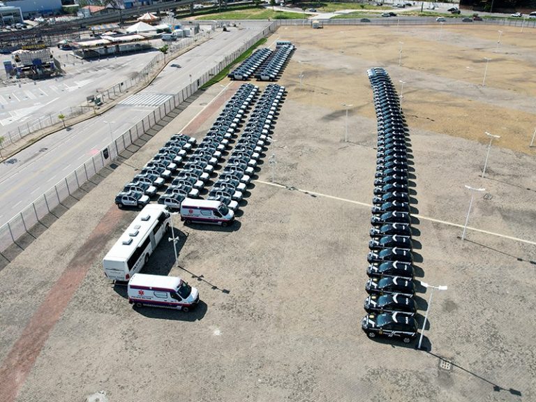 Helicóptero e 150 viaturas são entregues para a segurança no RN