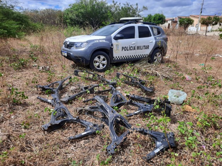 11 quadros de motos são encontrados no bairro Malvinas em Mossoró