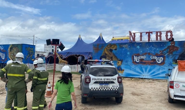 Circo e residência em Parnamirim são flagrados furtando energia elétrica e duas pessoas são presas