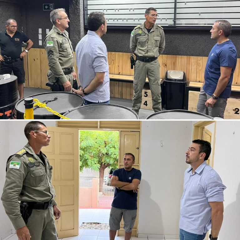 Recém conduzido ao comando do CPR-II, Coronel Soares conhece destacamentos da PM no Seridó e abre diálogo com a sociedade caicoense