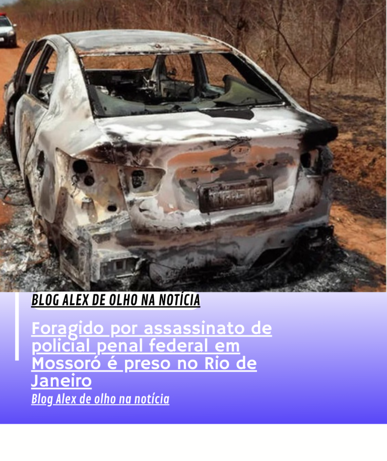 Foragido por assassinato de policial penal federal em Mossoró é preso no Rio de Janeiro