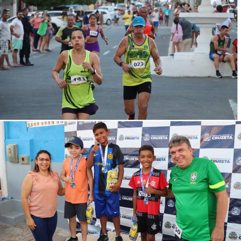 Prefeitura de Cruzeta realiza 4ª corrida de rua e kids e reúne grande público