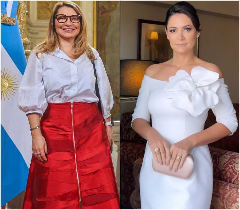 Internautas divertem as redes comparando looks de Janja Lula e Michelle Bolsonaro, na Argentina