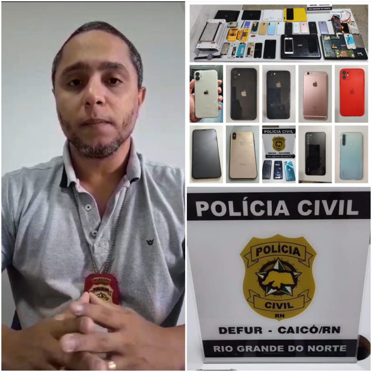 Polícia Civil divulga balanço da “Operação Recovery” e recupera 122 aparelhos celulares em Caicó; Assista