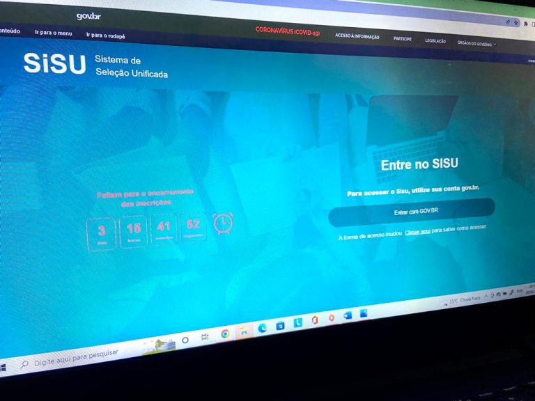 Inscrições para o Sisu terminam amanhã (25)