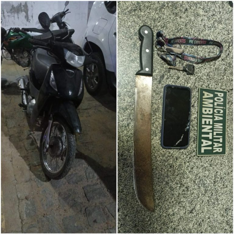 Acompanhamento tático da BPAmb/Caicó tem moto recuperada e adolescente apreendido; Um segundo suspeito fugiu