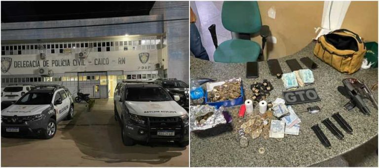 Operação Pacificação: Quadrilha que roubou empresa em Caicó se escondeu em motel e tentou fugir de Táxi
