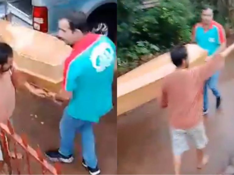Sogro é presenteado com caixão pelo genro e usa item como decoração: “Sempre quis ter”