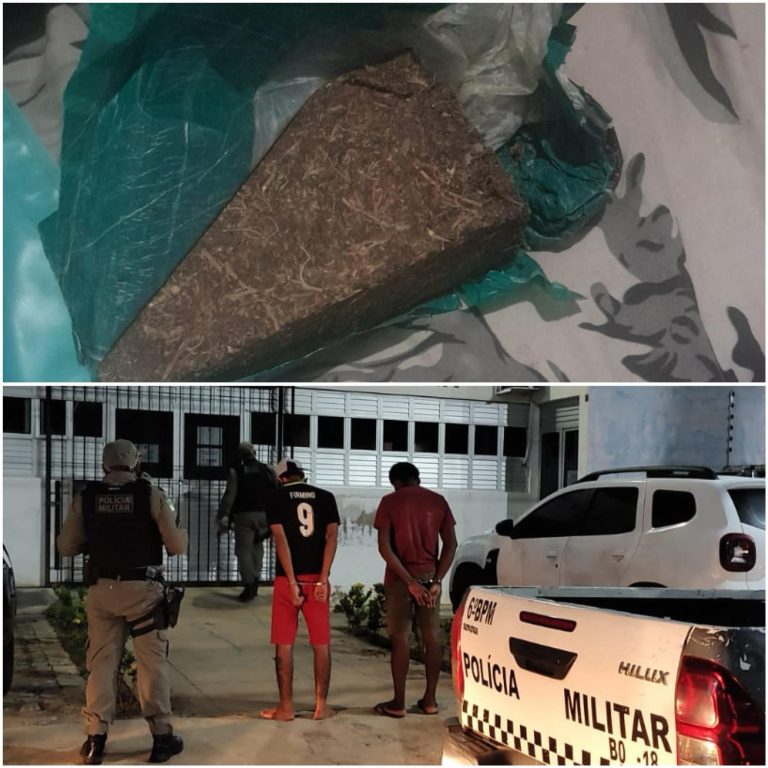 Polícia Militar derruba “boca de fumo” em São João do Sabugi; Dois foram pegos com droga
