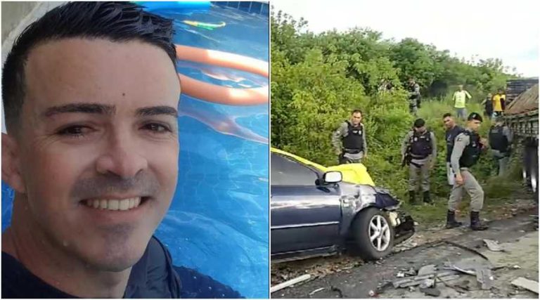 Policial militar da Paraíba morre em trágico acidente na RN-086, no Seridó Potiguar