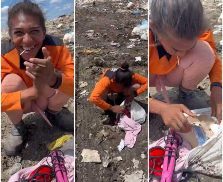 “Secador novinho e prancha”: Catadoras comovem a web com vídeo de achados no lixão de Caicó; Assista