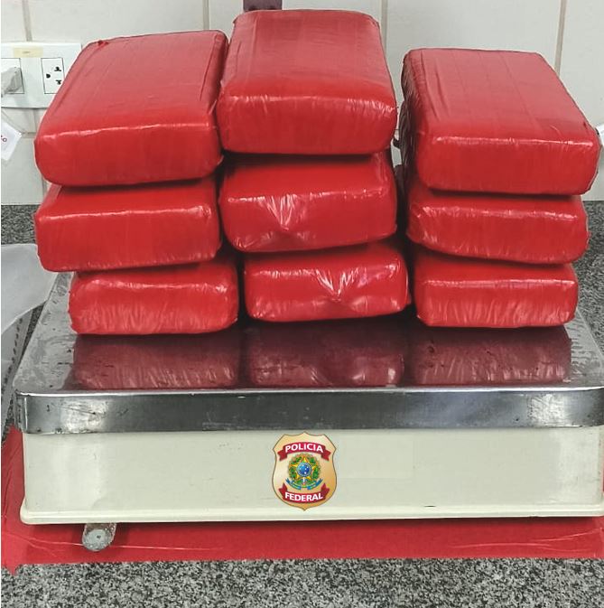 PF prende homem no aeroporto de Natal com 10 kg de haxixe