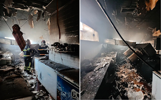 Incêndio destrói parte de restaurante no interior do RN.