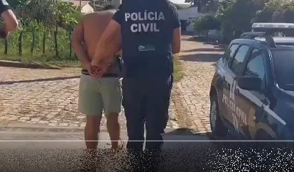 Homem é preso suspeito de divulgar cenas de nudez de crianças e incentivar automutilação em Rodolfo Fernandes, RN