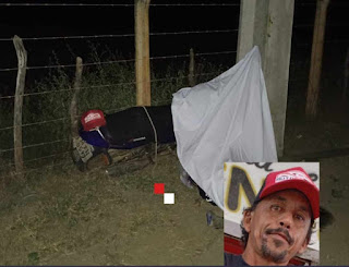 Urgente/imagens: Acidente com vítima fatal na zona rural de Upanema, RN.