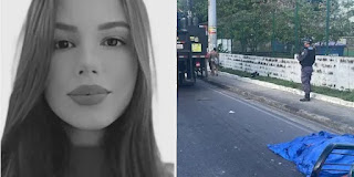 Jovem de 22 anos cai de garupa de moto e morre após ter cabeça esmagada por caminhão.