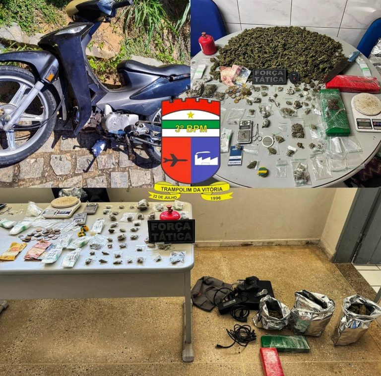 3º BPM prende casal suspeito de tráfico de drogas em Parnamirim/RN