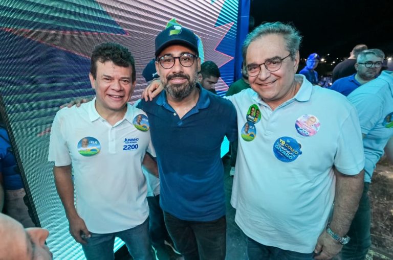 Onda 22 mobiliza o Alto Oeste: Álvaro Dias faz carreata, participa de comício e prestigia lançamento de Juninho Saia Rodada em Caraúbas