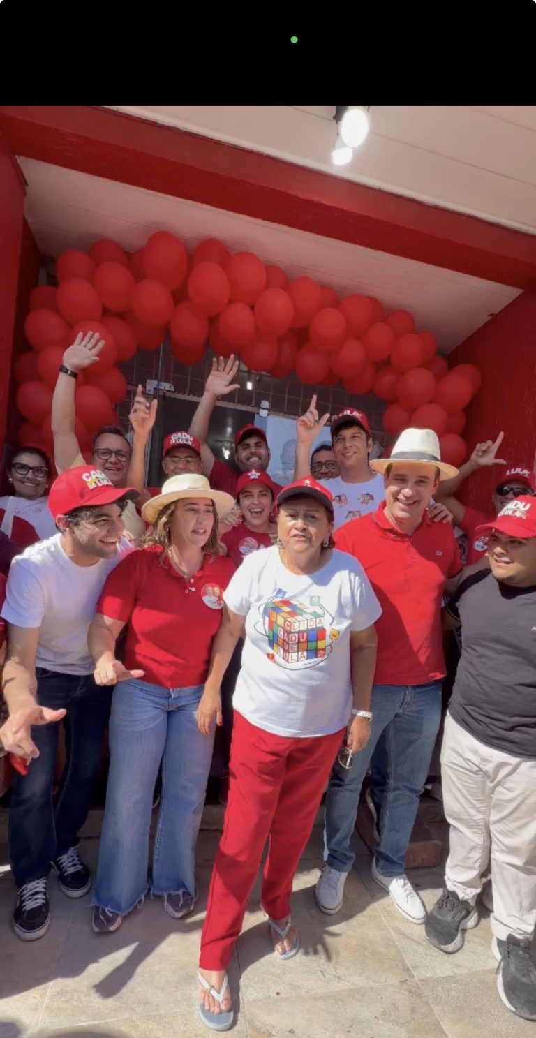 Cadu de Lula comanda carreata e inaugura comitê de campanha em Caicó