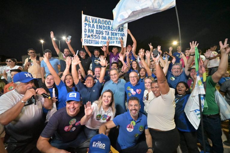 Onda 22 toma as ruas de Natal e inicia caminhada de Álvaro Dias pelo Passo da Pátria