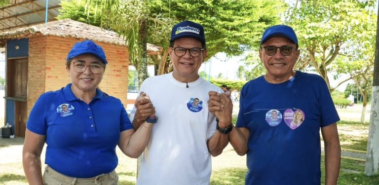 Prefeita Nira, vice-prefeito Evanio Pedro e vereadores base declaram apoio a Juninho Saia Rodada em Maxaranguape