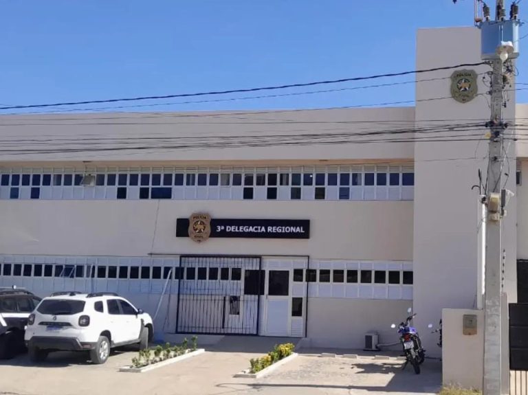 Homem e mulher são presos pela Polícia Civil por tentativa de furto em loja de pneus no centro de Caicó.