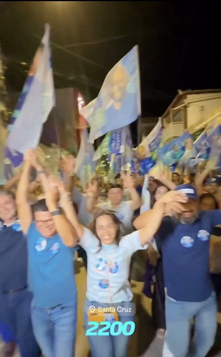 Um gigante federal: Juninho Saia Rodada impressiona Santa Cruz com mega carreata