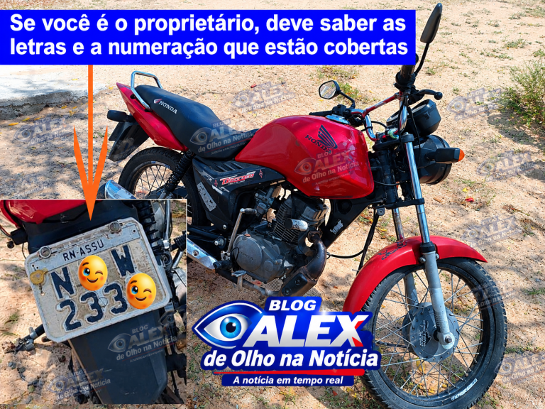 🏍️ MOTO ESTÁ HÁ CERCA DE 20 DIAS GUARDADA EM RESIDÊNCIA APÓS ACIDENTE NA ZONA RURAL DE CARNAUBAIS