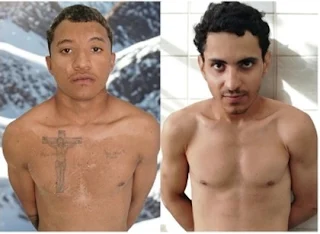 BP Raio prende no Ceará dois suspeitos de execução de jovem de 20 anos em Mossoró, RN.