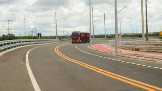 Complexo Viário 15 de Março registra mais de 1,1 milhão de passagens de veículos em cinco meses em Mossoró, RN.