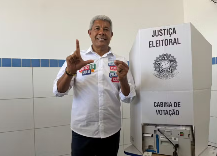 ELEIÇÕES 2026: Jerônimo Rodrigues (PT) é reeleito governador da Bahia no 1º turno