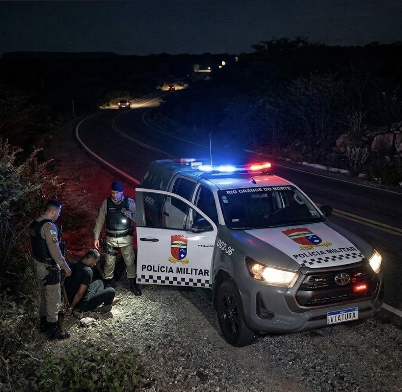 Polícia Militar age rápido e detém suspeito por suspeita de tentativa de furto em motel de Caicó